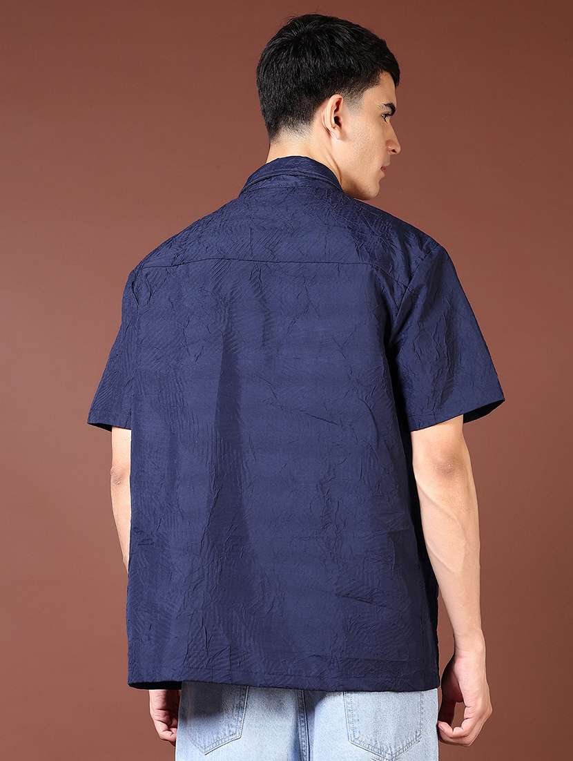 men self design long sleeve casual shirt - 21670787 -  Standard Image - 3