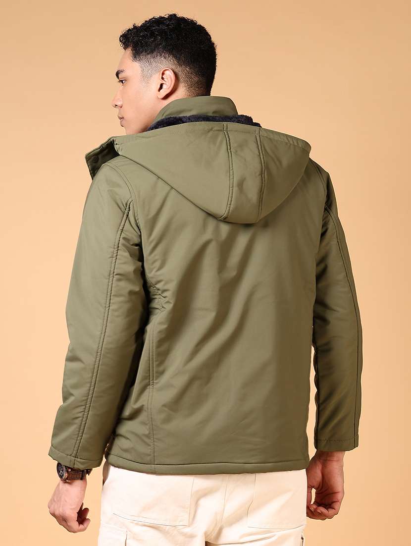 men long sleeves solid utility jacket - 21670803 -  Standard Image - 3