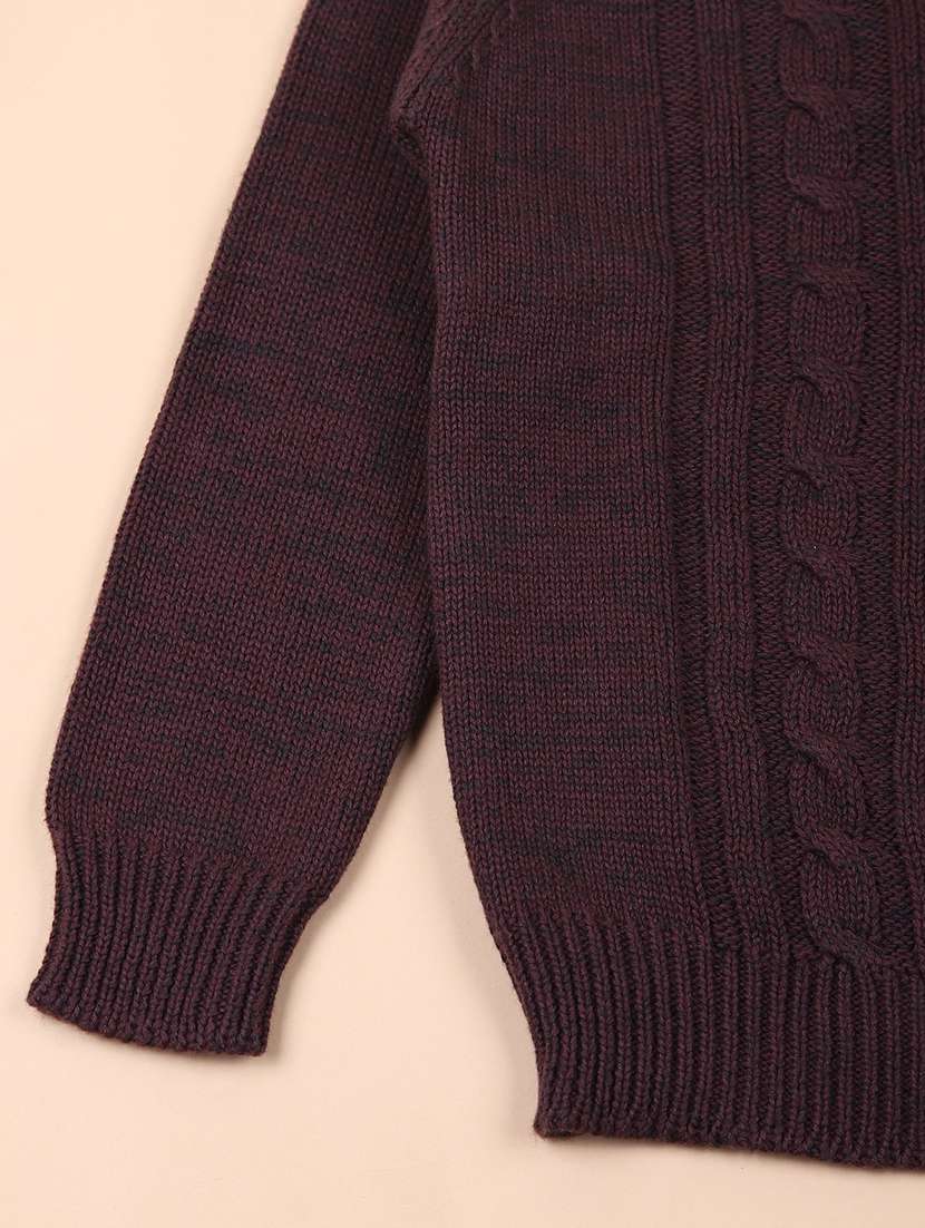 boys self design long sleeve sweater - 21670828 -  Standard Image - 3