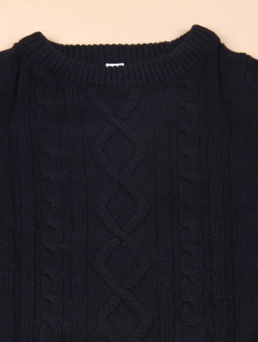 boys self design long sleeve sweater - 21670830 -  Standard Image - 3