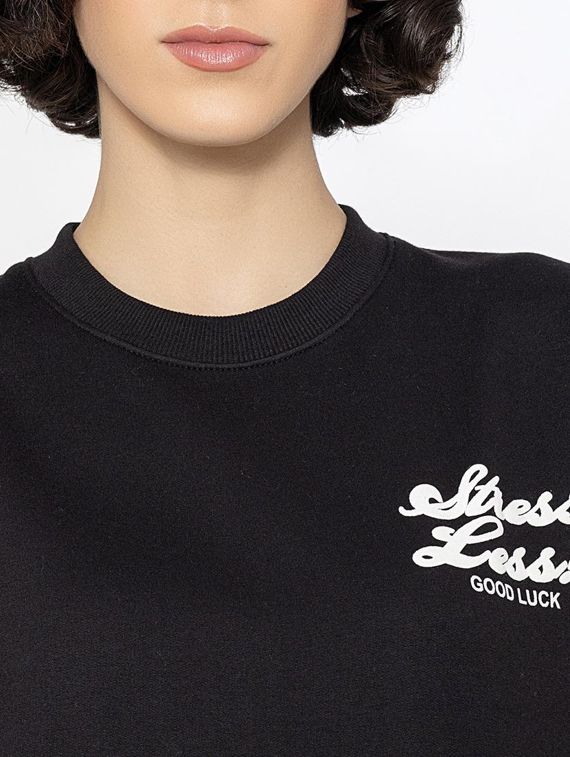 women placement print long sleeves sweatshirt - 21670913 - Standard Image - 5