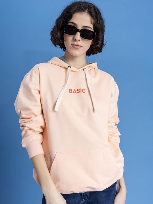 women chest print long sleeves sweatshirt - 21670914 - Standard Image - 0