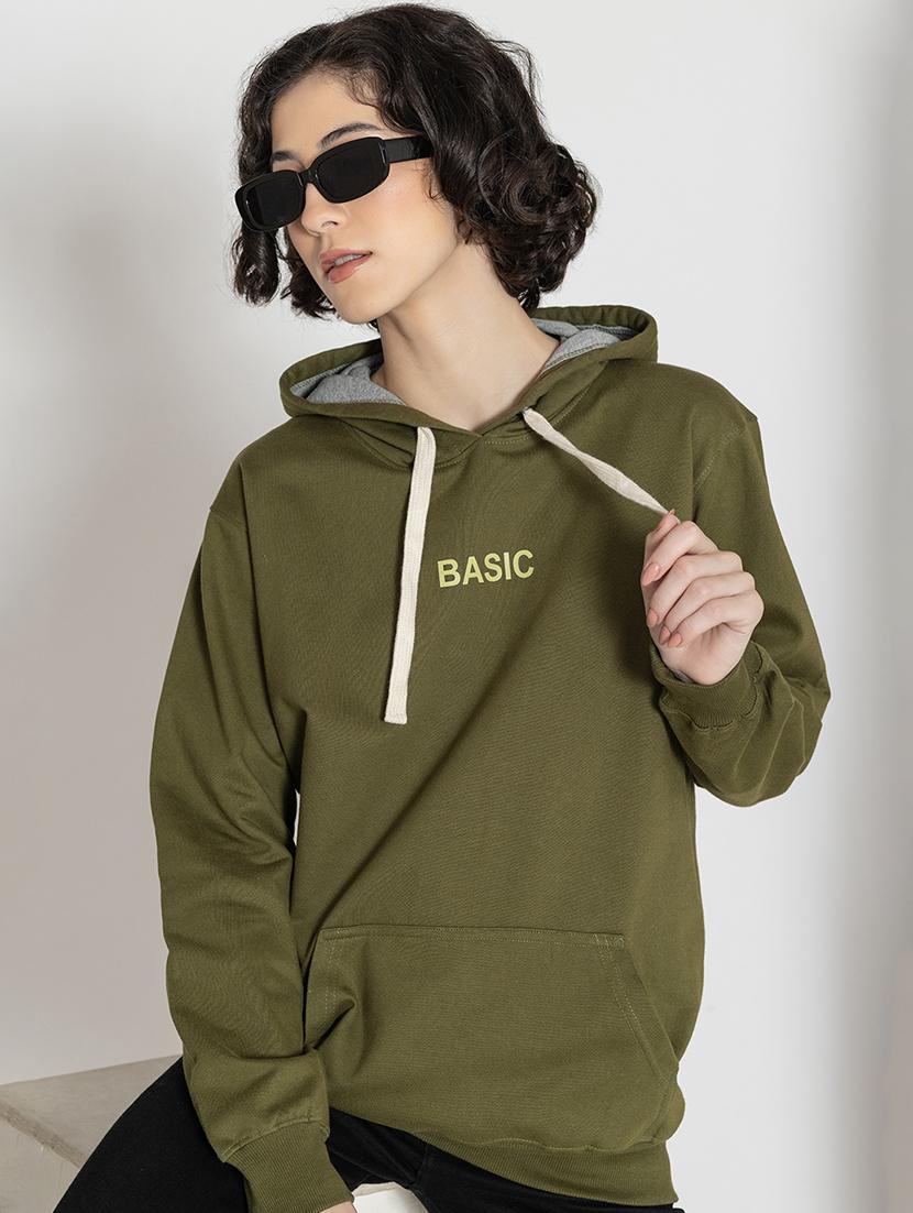 women chest print long sleeves sweatshirt - 21670915 - Standard Image - 3