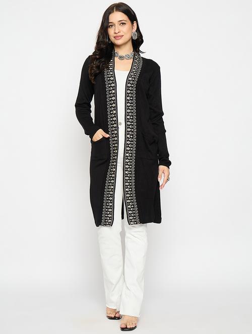black acrylic shrug - 21670926 - Standard Image - 0