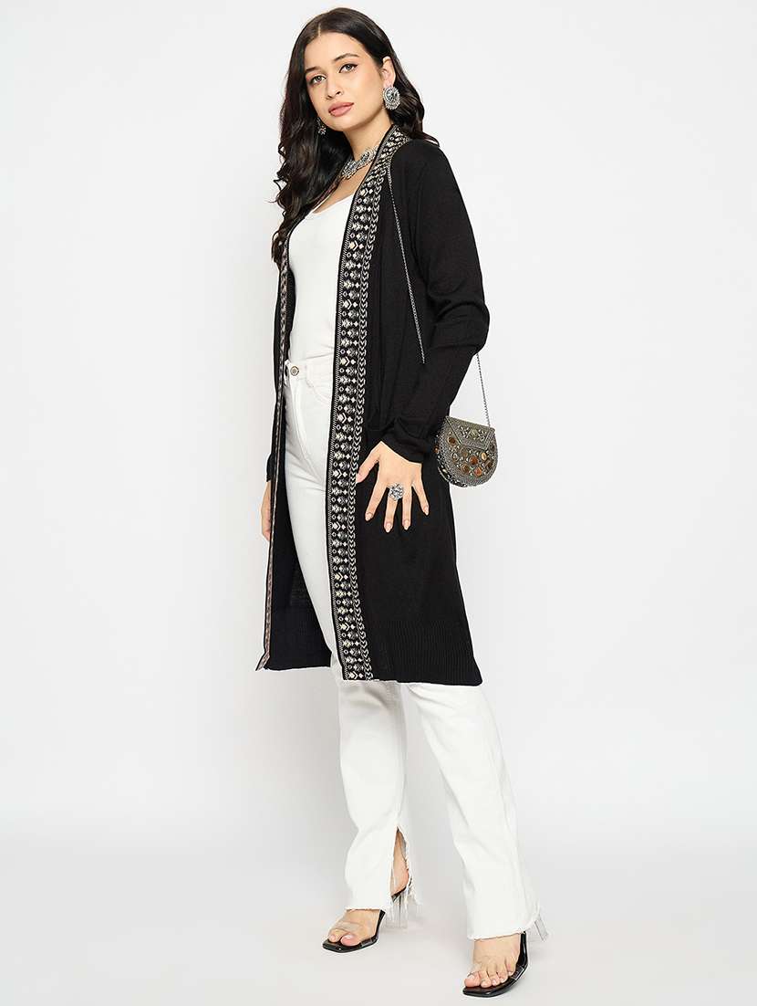 black acrylic shrug - 21670926 - Standard Image - 3