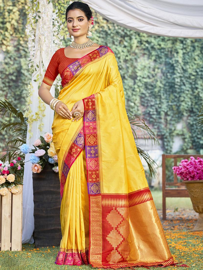 women self design bordered saree with blouse - 21671061 -  Zoom Image - 0