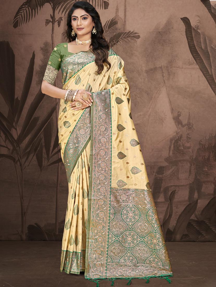 women self design bordered saree with blouse - 21671131 - Zoom Image - 0