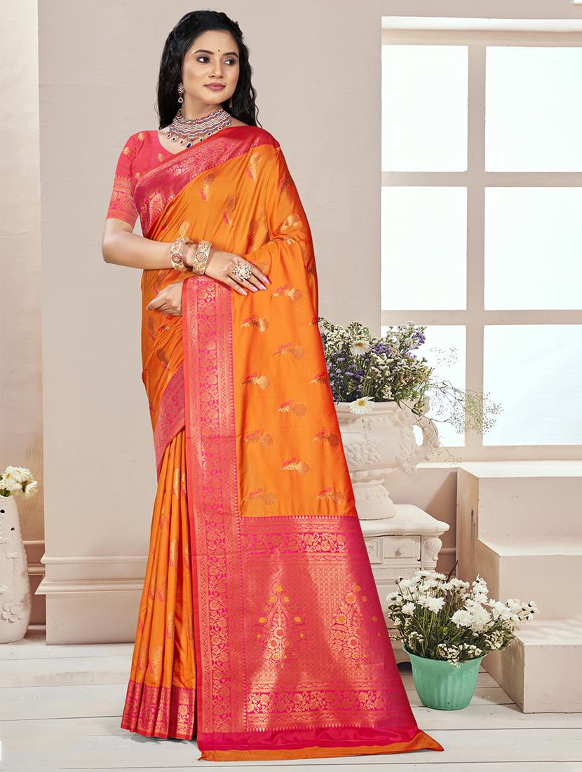 women self design bordered saree with blouse - 21671177 -  Zoom Image - 0