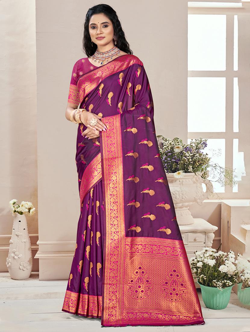 women self design bordered saree with blouse - 21671181 -  Zoom Image - 0