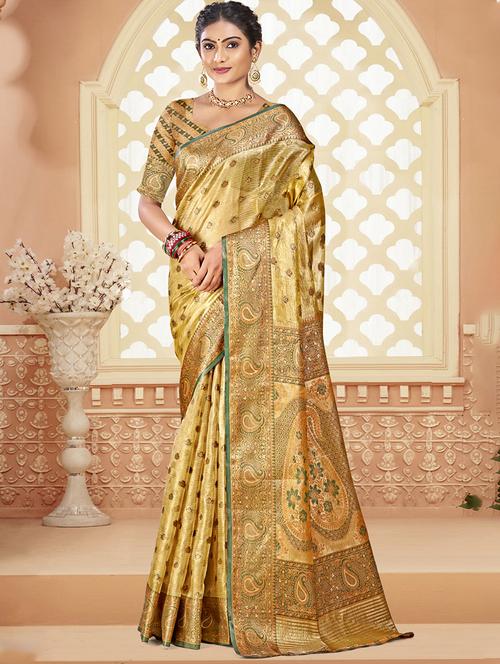 women self design bordered saree with blouse - 21671190 - Standard Image - 0