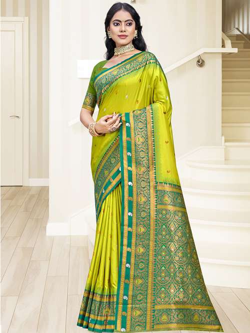 women self design bordered saree with blouse - 21671277 -  Standard Image - 0