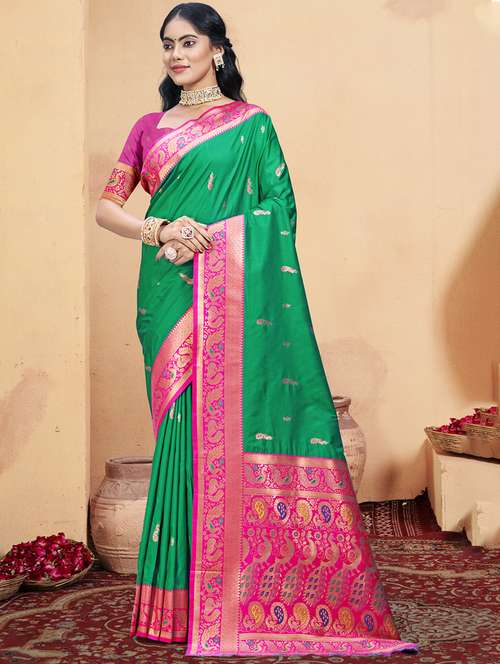 women self design bordered saree with blouse - 21671302 - Standard Image - 0