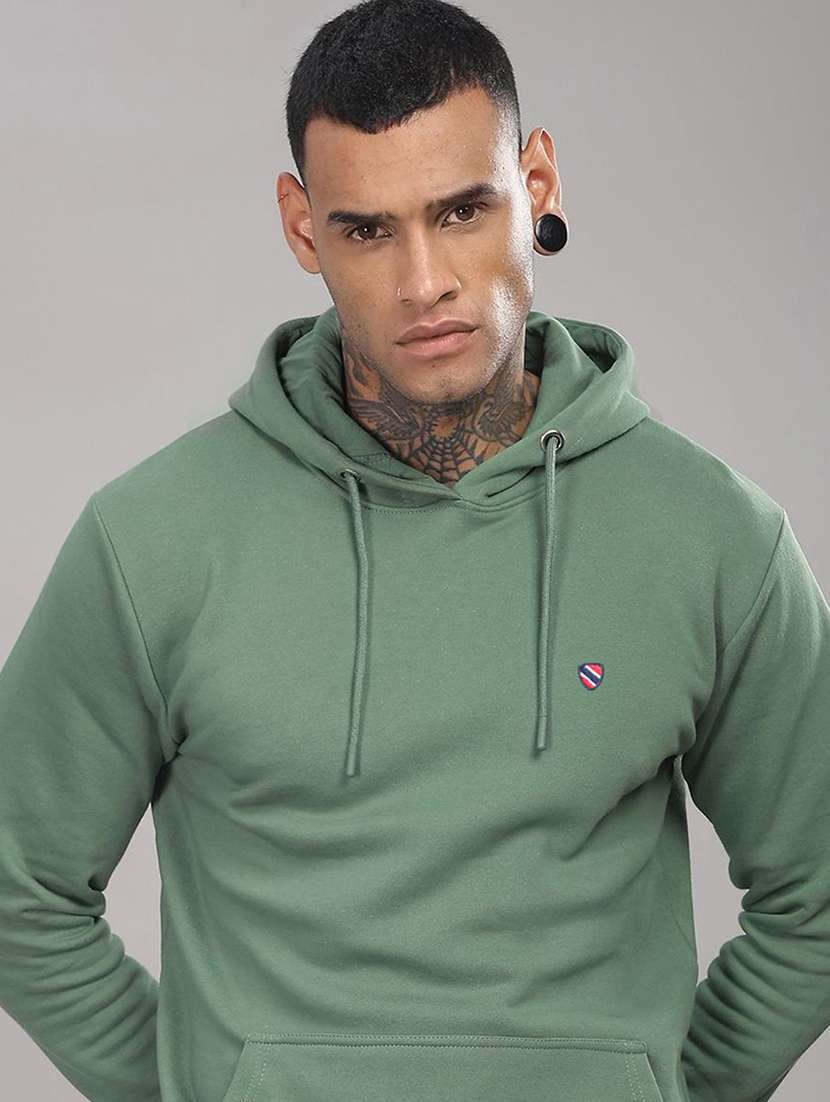men long sleeve plain sweatshirt - 21672182 -  Standard Image - 3