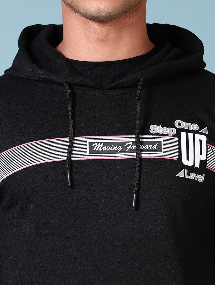 men chest print long sleeve sweatshirt - 21672272 -  Standard Image - 5