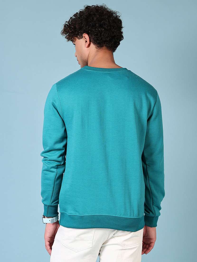 men front print long sleeve sweatshirt - 21672295 -  Standard Image - 3