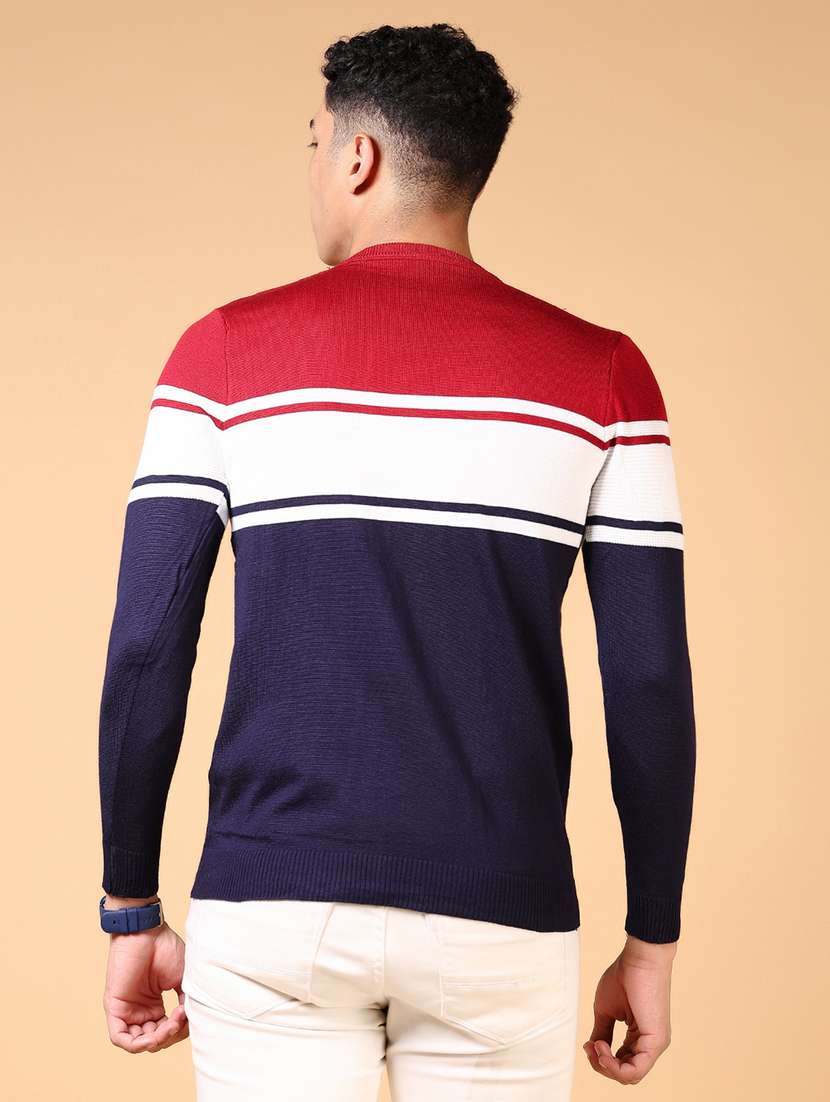 men acylic long sleeve pullover - 21672313 -  Standard Image - 3