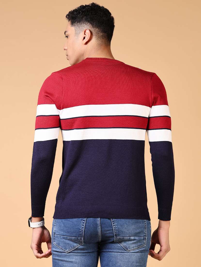 men acylic long sleeve pullover - 21672314 -  Standard Image - 3
