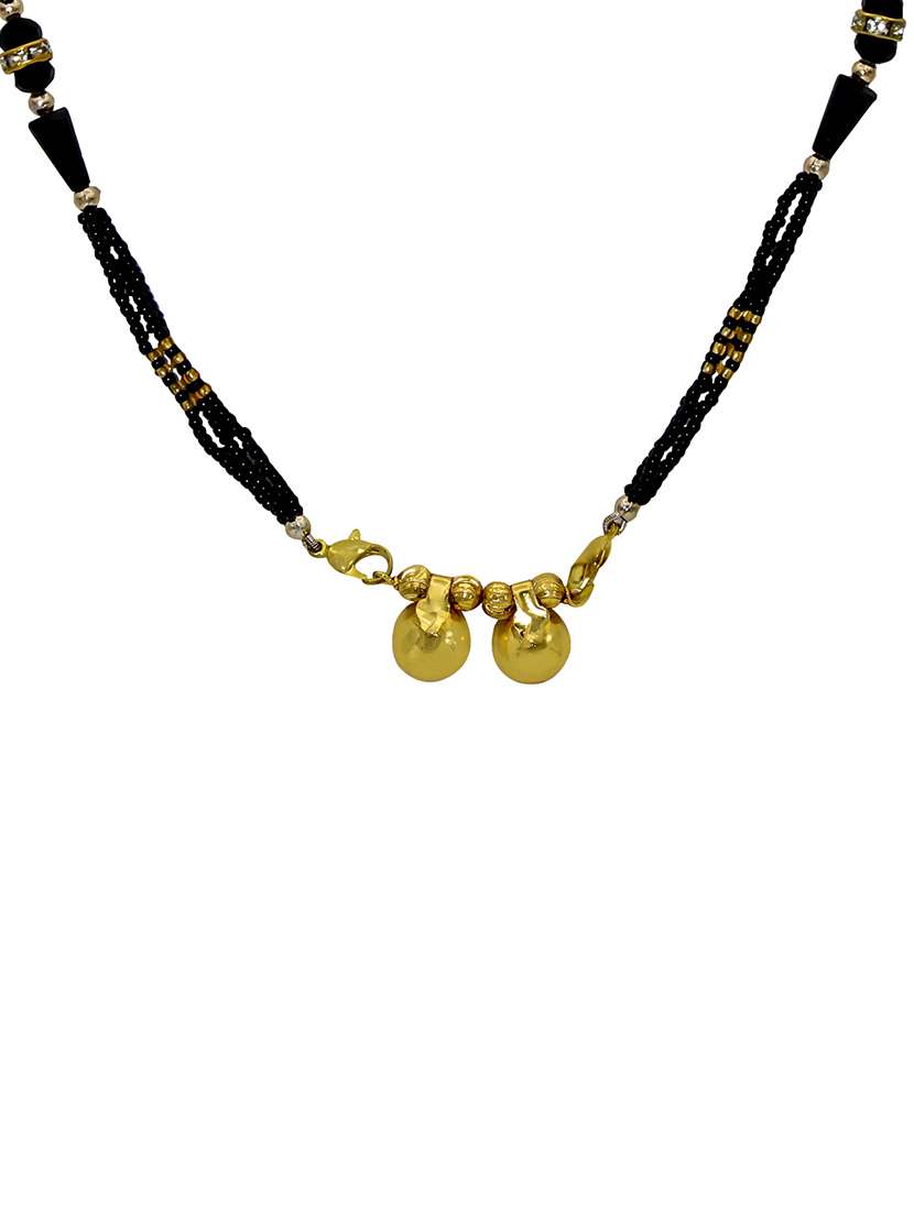 gold plated traditional mangalsutra for women