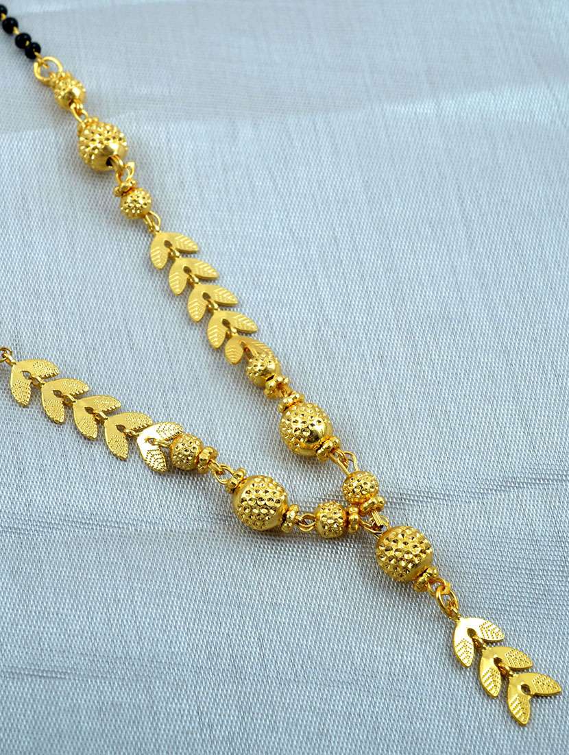 gold plated traditional mangalsutra for women