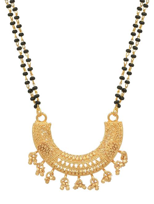 gold plated traditional mangalsutra for women - 21672815 - Standard Image - 0
