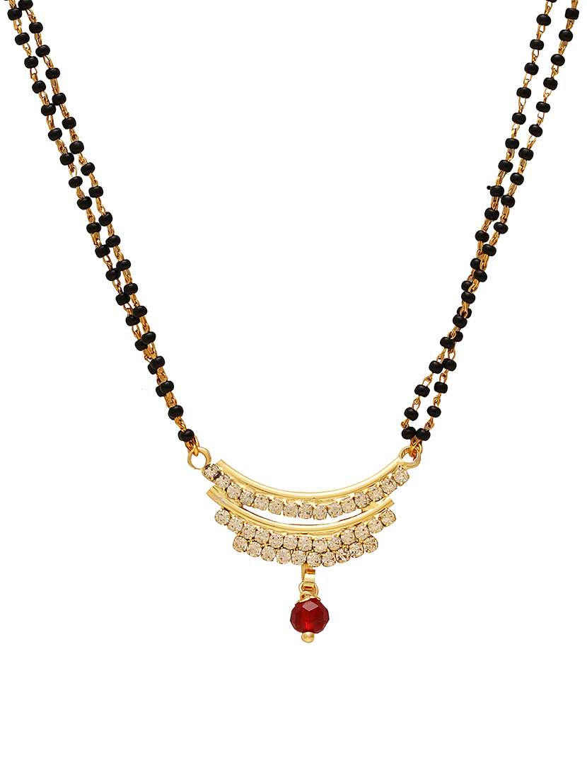 gold plated traditional mangalsutra for women
