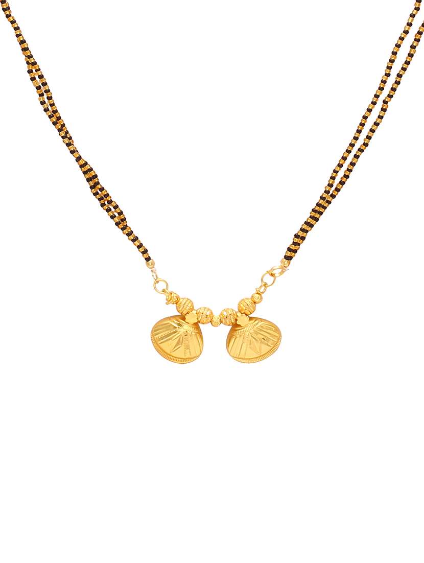 gold plated traditional mangalsutra for women
