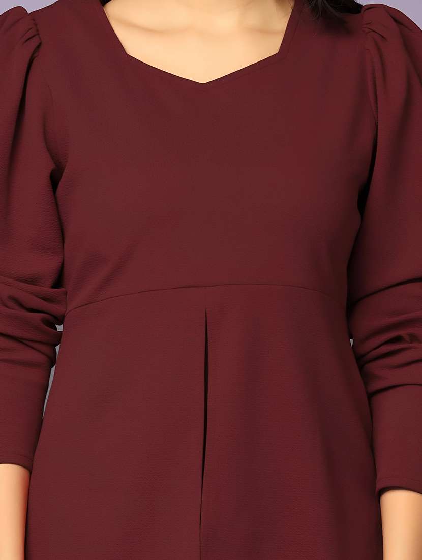 women solid top and trouser co-ord set - 21672860 - Standard Image - 5