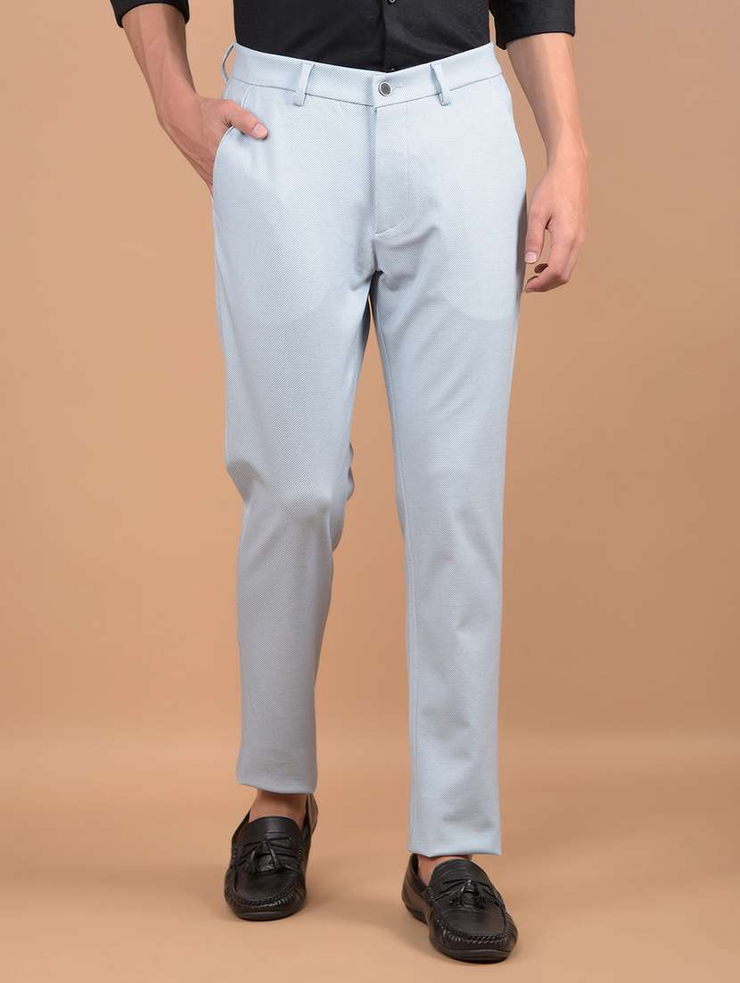 men solid mid rise chinos  - 21673019 -  Zoom Image - 0
