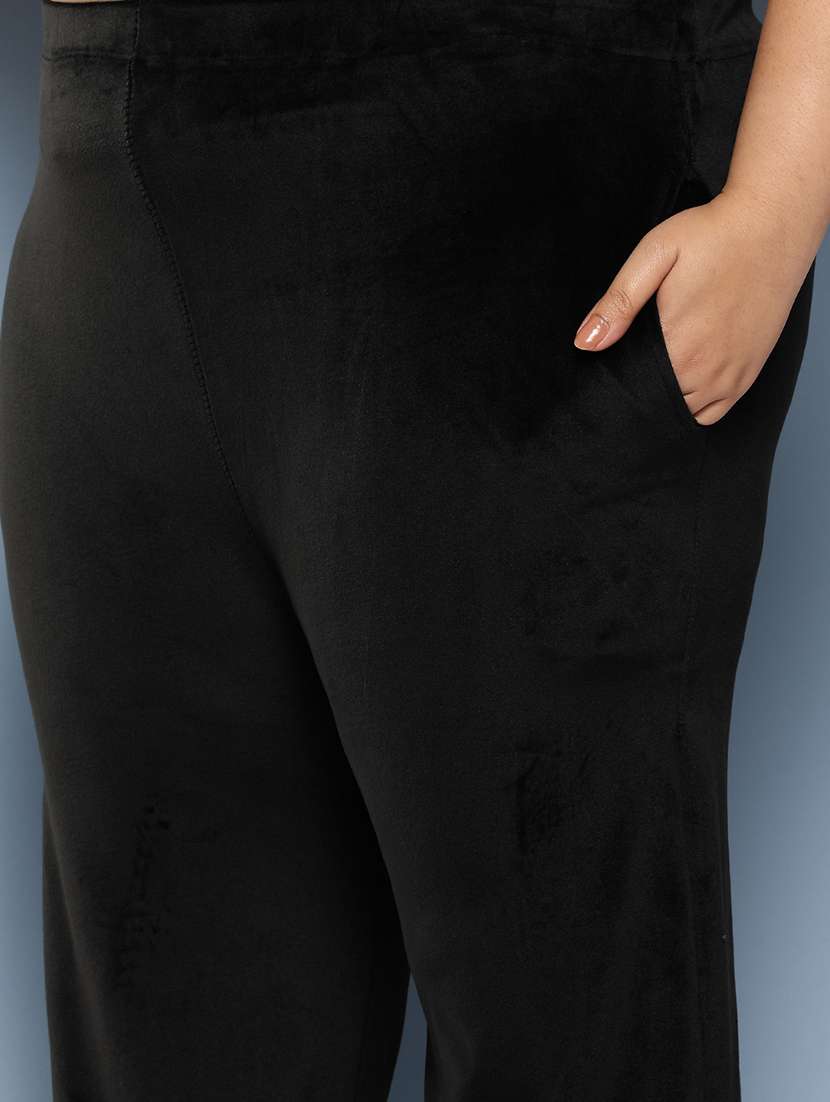 women plus size round neck kurta pant set with dupatta - 21673056 - Standard Image - 5