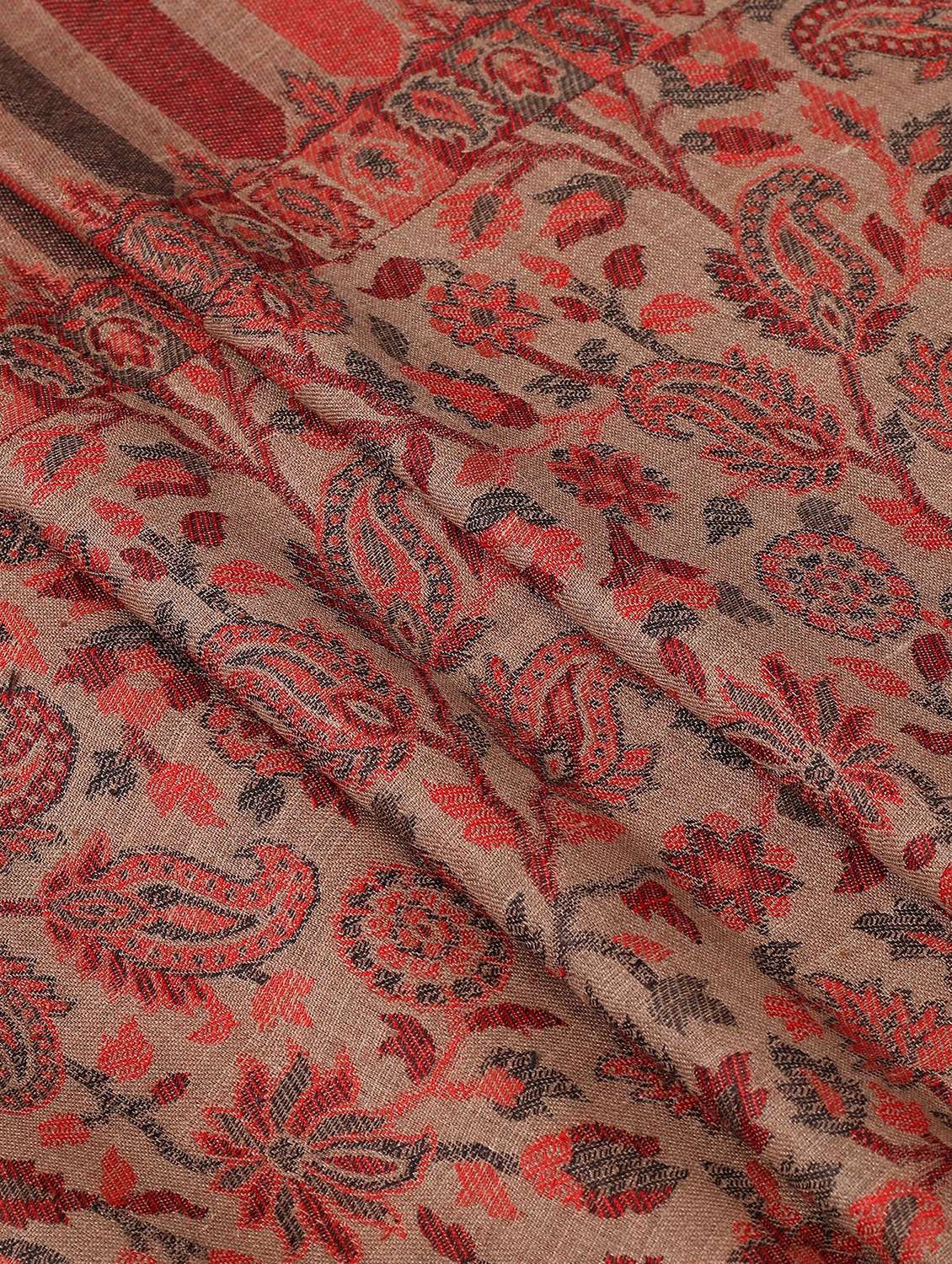 men elegant self design shawl - 21673212 -  Standard Image - 5