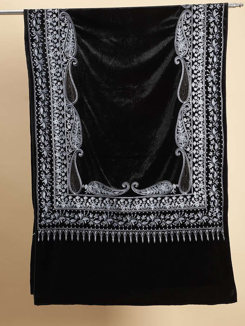 women black embroidered shawl - 21673278 -  Standard Image - 5