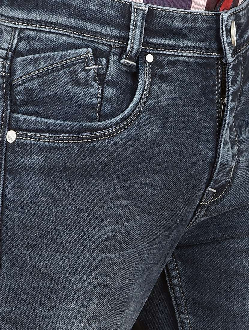 boys solid mid rise jeans - 21673302 -  Standard Image - 5