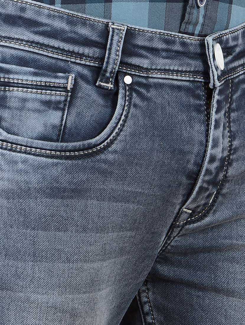 boys solid mid rise jeans - 21673303 -  Standard Image - 5