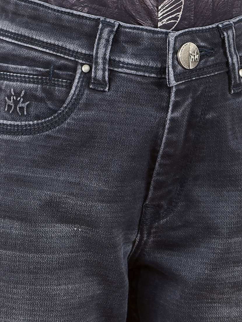 boys solid mid rise jeans - 21673311 -  Standard Image - 5