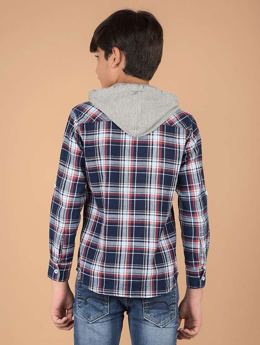 boys long sleeve checkered shirt - 21673326 -  Standard Image - 3