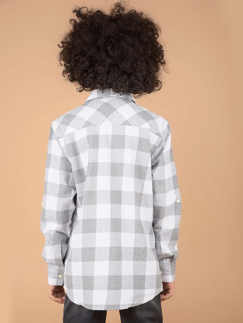 boys long sleeve checkered shirt - 21673329 -  Standard Image - 3