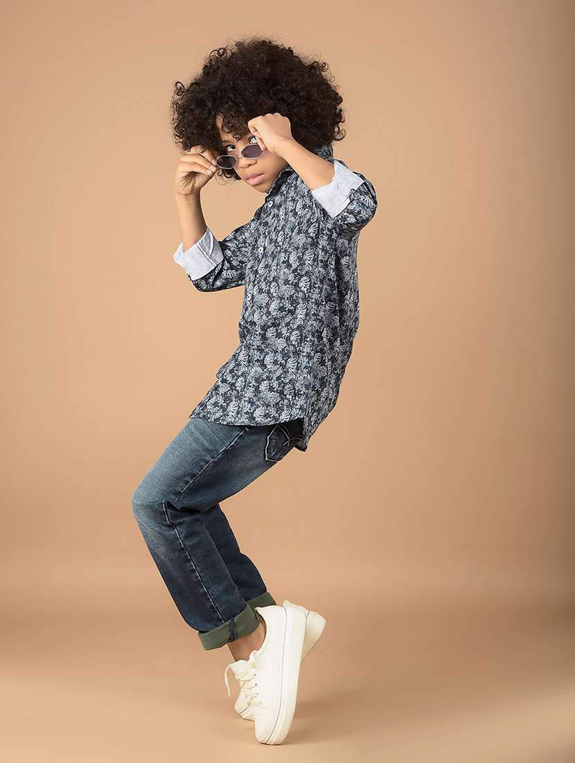 boys long sleeve printed shirt - 21673360 -  Standard Image - 5