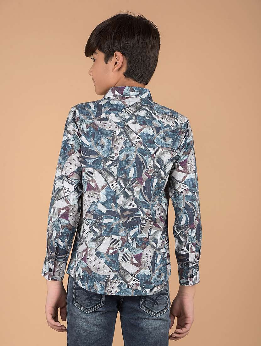 boys long sleeve printed shirt - 21673361 -  Standard Image - 3