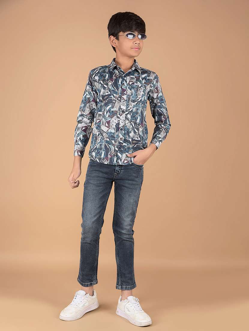 boys long sleeve printed shirt - 21673361 -  Standard Image - 5