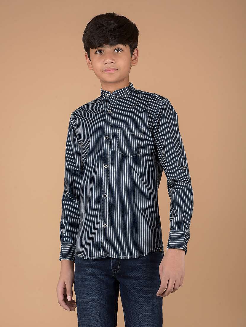 boys long sleeve striped shirt