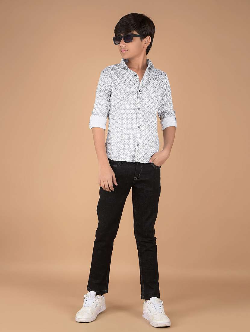 boys long sleeve printed shirt - 21673374 -  Standard Image - 3