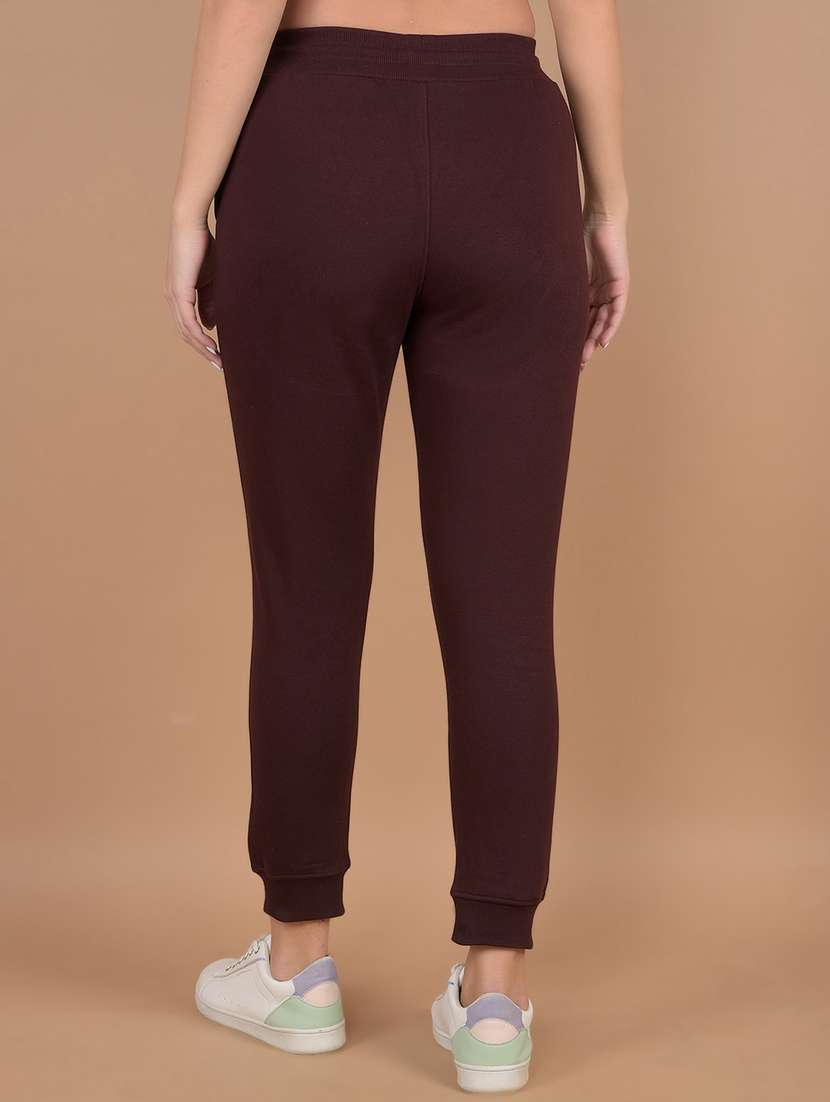 women solid mid rise jogger - 21673416 -  Standard Image - 3