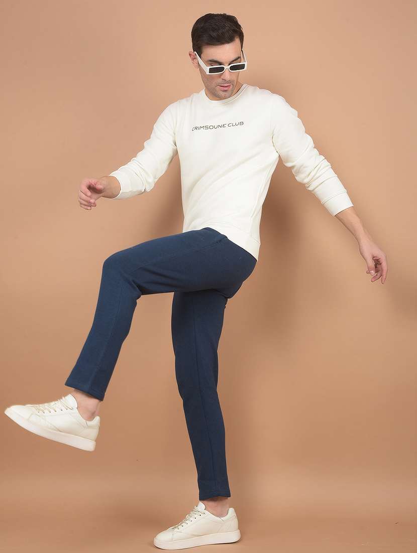 men solid mid rise track pant - 21673419 -  Standard Image - 5