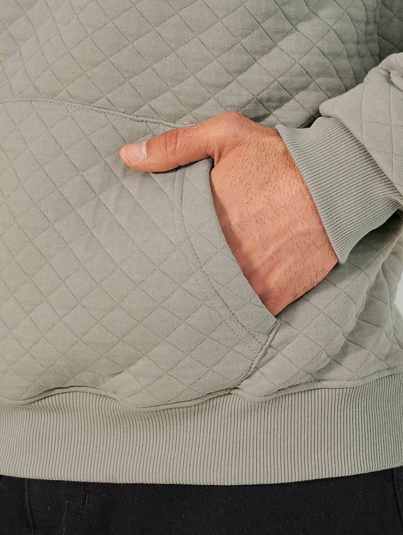 men long sleeve plain sweatshirt - 21673725 -  Standard Image - 3