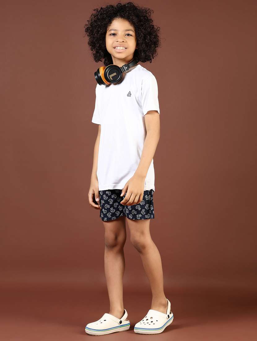boys pack of 2 printed regular fit shorts - 21673930 -  Standard Image - 3