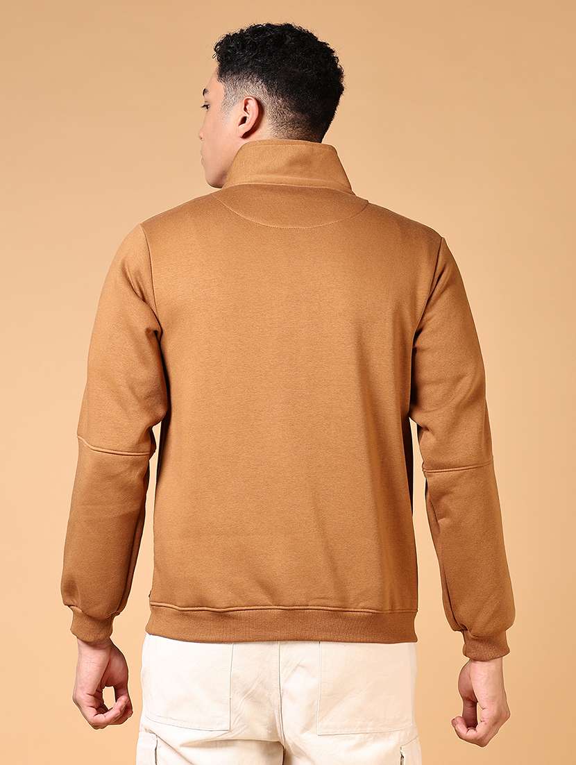 men long sleeves color block sweatshirt - 21673941 -  Standard Image - 3