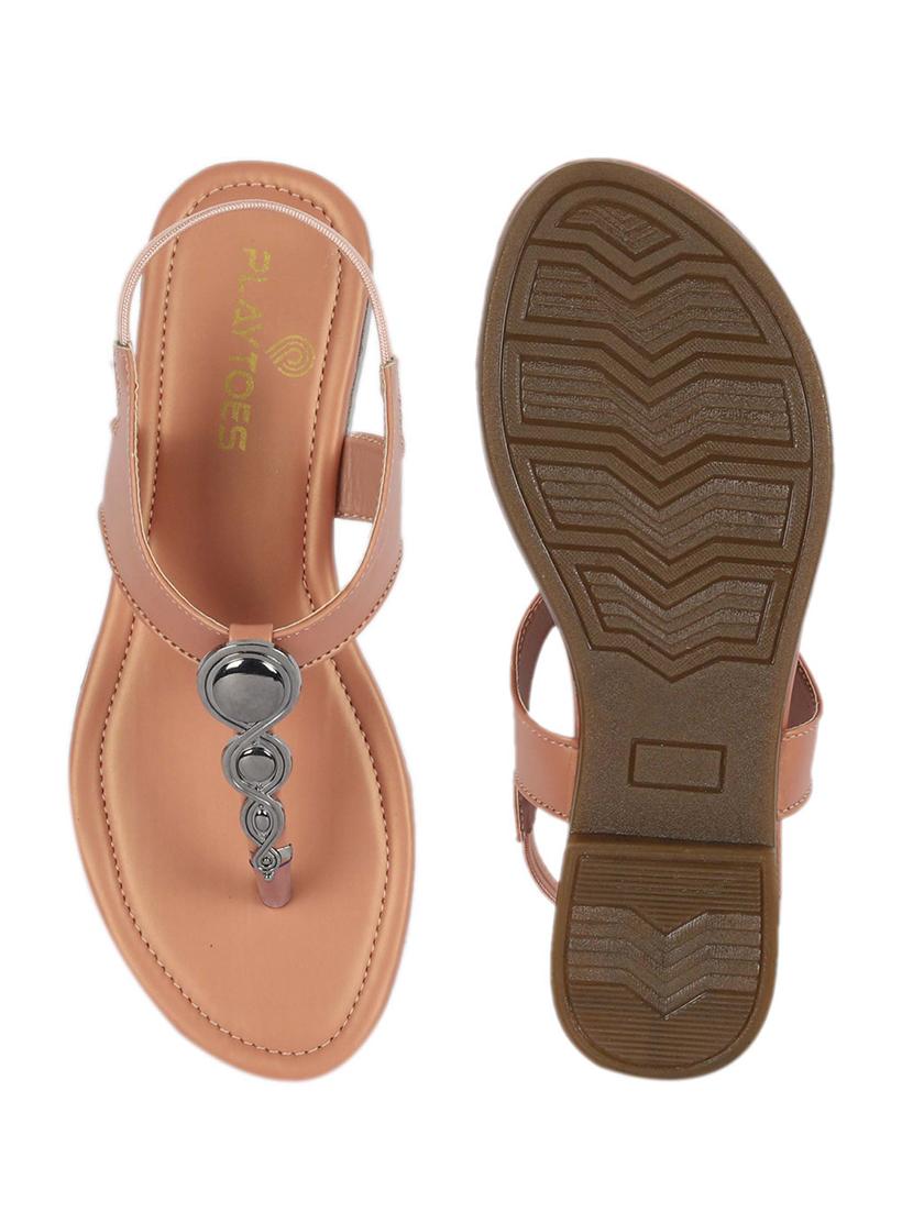 women toe separator ankle strap sandal - 21674549 - Standard Image - 3