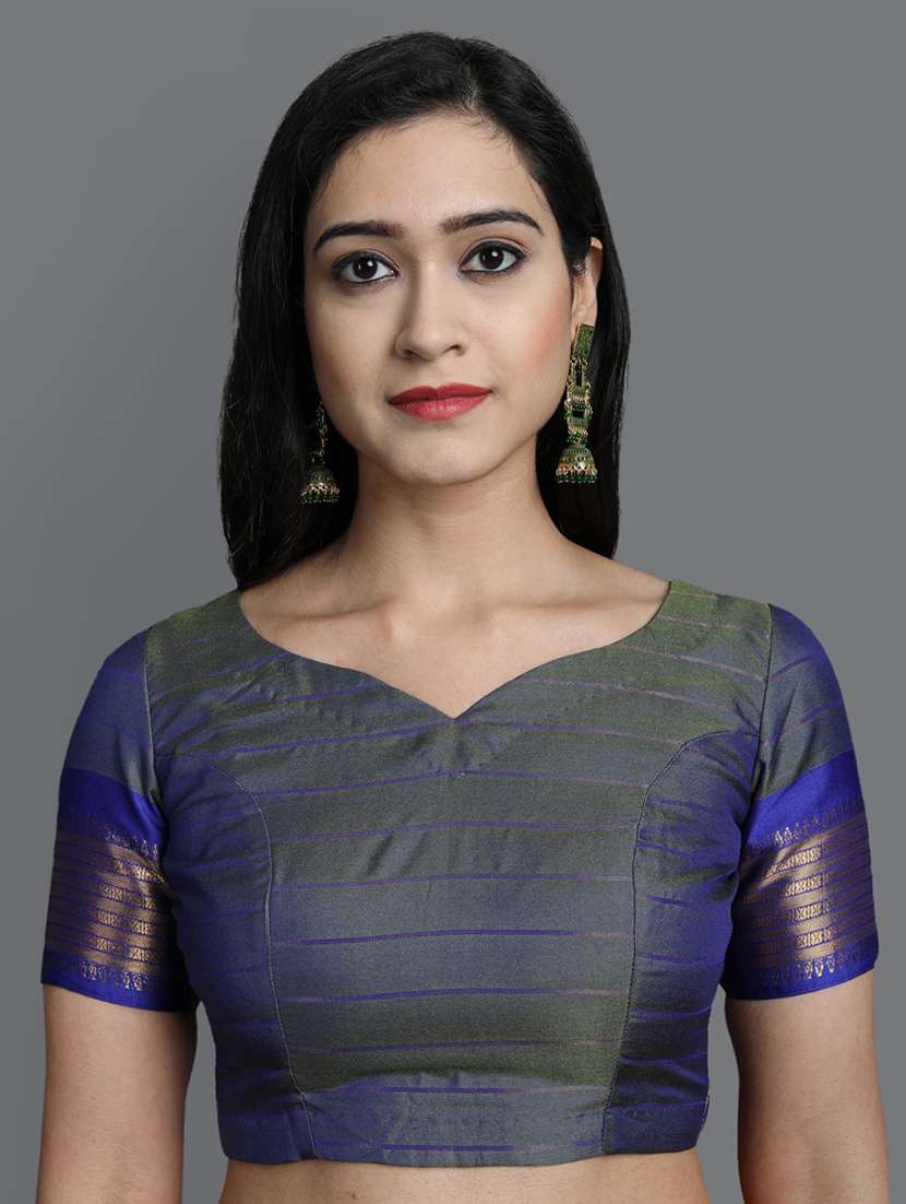 women check mysore saree - 21674595 -  Standard Image - 3