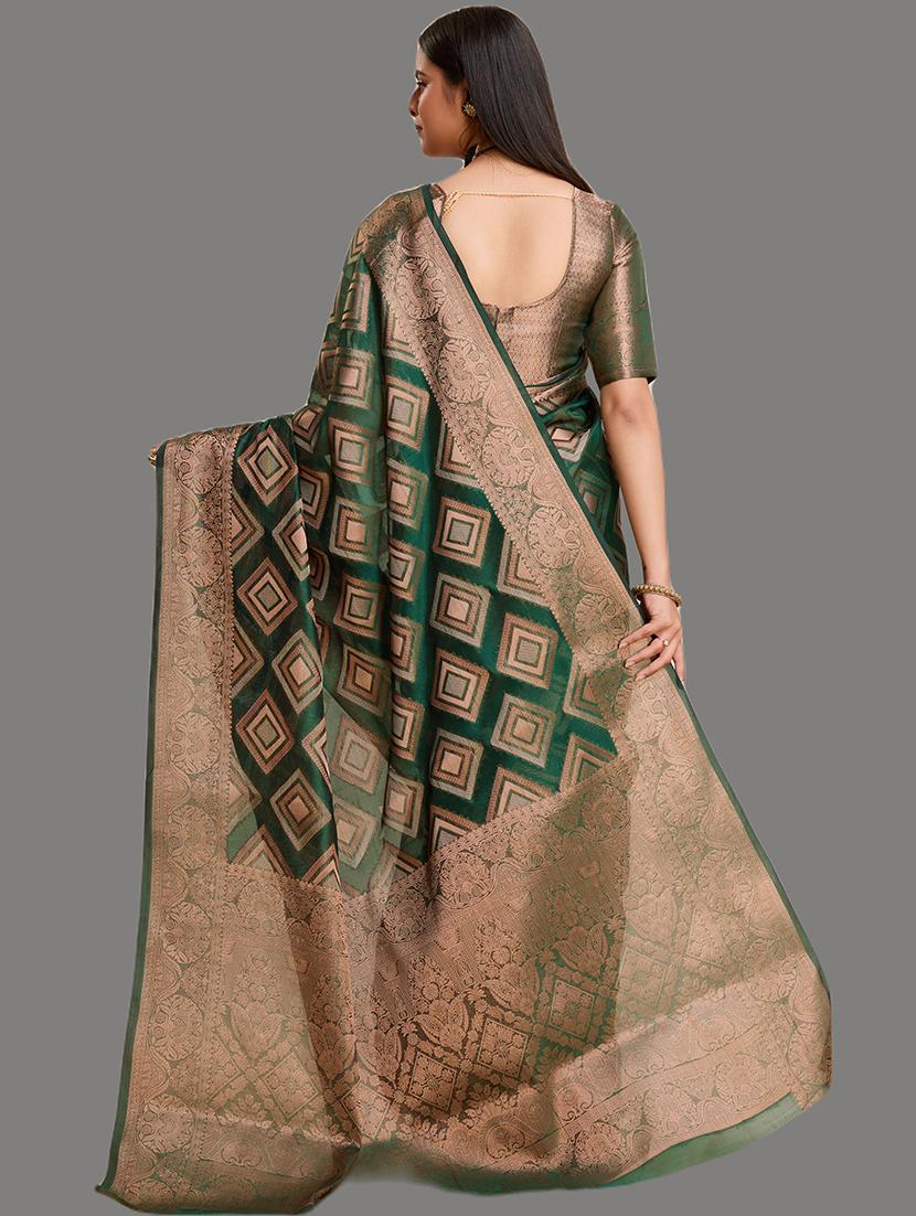 women zari work banarasi saree - 21674606 - Standard Image - 3
