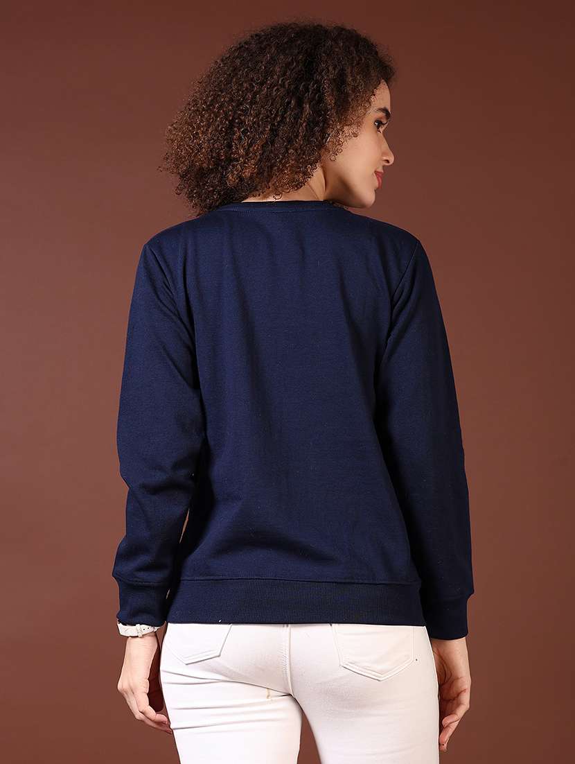 women embellished long sleeves sweatshirt - 21675035 -  Standard Image - 3